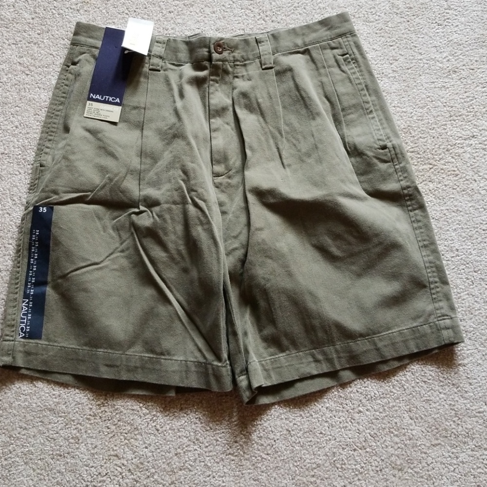 Nautica mens shorts olive